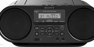 Image result for Sony ZS-RS60BT CD Boombox, AM/FM Tuner Built In Speaker Player, With Bluetooth