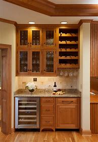 Image result for Kitchen Built with Wet Bar Cabinets