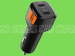 Image result for USB-C Fast Charge Dual Port Car Charger, 50W Combined Black Shimmer