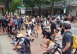 Image result for Portland Protest Wall