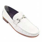 Image result for Men's White Loafer Shoes