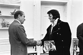 Image result for Richard Nixon and Elvis