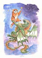 Image result for Water Dragon Cute Cat