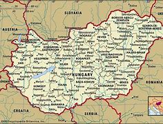 Image result for Hungary Country Map
