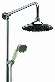 Image result for Overhead Shower Head with Pull Out Handle