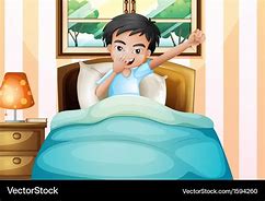 Image result for Boy Waking Up Clip Art
