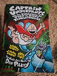 Image result for Captain Underpants: Captain Underpants And The Terrifying Return Of Tippy Tinkletrousers (Captain Underpants 9), Volume 9 (Audio CD Edition)(Audiobook), Men's