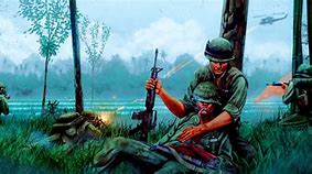 Image result for Vietnam War Soldier with M16
