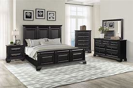 Image result for Bob Furniture Black Queen Bedroom Sets
