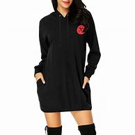 Image result for Red Hoodie Dress