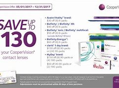 Image result for CooperVision Rebates