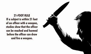 Image result for 21 Foot Rule Knife Attack