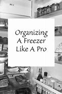Image result for Organizing the Freezer