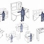 Image result for Standing Desk with Hutch
