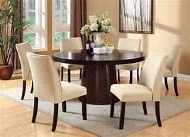 Image result for Contemporary Round Dining Table