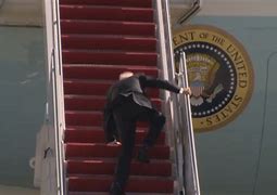 Image result for Biden Falls Air Force One