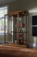 Image result for Lighted Curio Cabinets