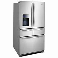 Image result for Whirlpool 25 Cu FT French Door Refrigerator Black Stainless Steel