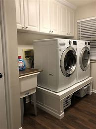 Image result for washer dryer pedestal with drawers