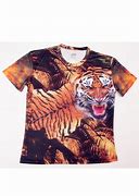 Image result for Tiger Print Tee Shirt
