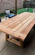 Image result for Outdoor Table Design Plans