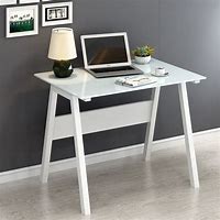 Image result for White Glass Top Desk
