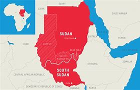 Image result for World Map with South Sudan