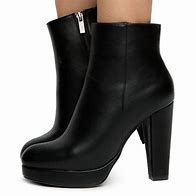 Image result for Women's Ankle Boots Heel