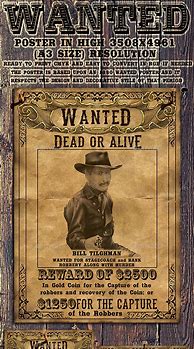 Image result for Wild West Wanted Poster Magnet