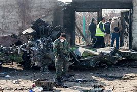 Image result for Iran Ukraine Jet Wreakage