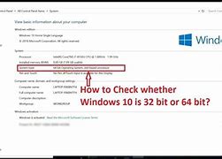 Image result for How to Check If I Have 64-Bit Windows