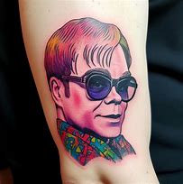 Image result for Elton John Tattoo