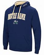 Image result for Men's Colosseum Navy Notre Dame Fighting Irish Arch & Logo 3.0 Pullover Hoodie Size: 4XL