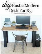 Image result for Modern Rustic Desk