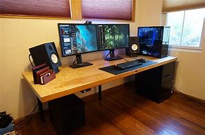 Image result for Double Wide Computer Desk