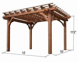 Image result for Pergola Drawing Plans