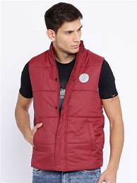 Image result for Red Sleeveless Jacket