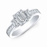Image result for Zales 2 CT. T.W. Emerald-Cut And Baguette Diamond Three Stone Engagement Ring In Platinum