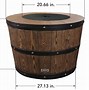 Image result for Costco Whiskey Barrel Fire Pit