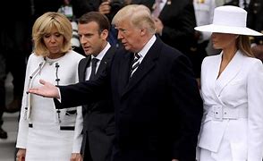 Image result for Macron Trump White House
