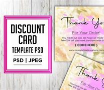Image result for Discount Card Template