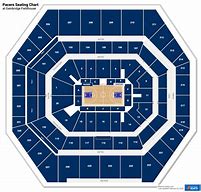 Image result for Pacers Seating Chgart