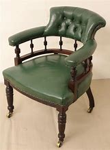 Image result for Antique Upholstered Desk Chair