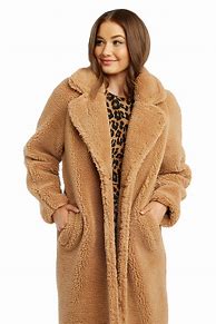 Image result for Long Teddy Coat