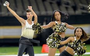 Image result for Saints Male Cheerleader