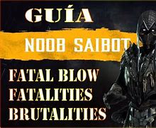 Image result for Mortal Kombat Noob Saibot Fatalities