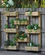 Image result for DIY Fence Garden Planters