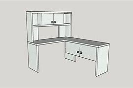 Image result for Black Corner Desk