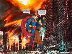 Image result for Goku vs Superman deviantART