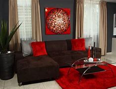 Image result for Red and Brown Living Room Colors